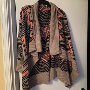 Charlotte Russe Chevron Cardigan